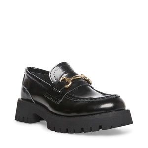 Steve Madden Lando Black Leather Shoes